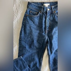 Dark Wash H&M Mom Jeans